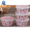 Conjunto de Bakeware cerâmico colorido multicamada personalizado